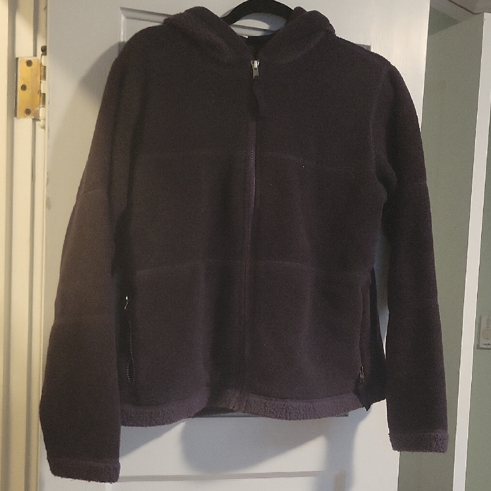 Patagonia Vintage Synchilla Purple Fleece Sherpa Hooded Jacket M